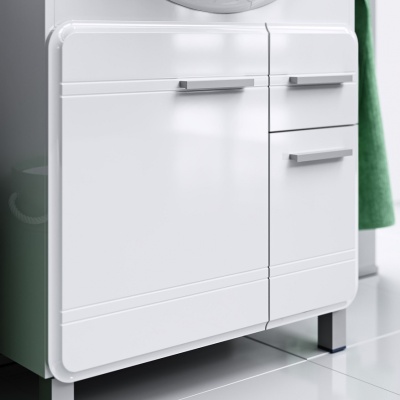 Тумба под раковину Aqwella Корсика 75 Т7м KOR0107 Белая