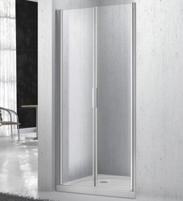 Душевая дверь BelBagno Sela B-2 110 профиль Хром стекло прозрачное