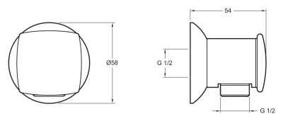 Шланговое подключение Jacob Delafon E11627-CP Хром
