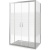 Душевая дверь в нишу Good Door Infinity WTW-TD-170 170 профиль Хром стекло прозрачное