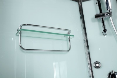 Душевая кабина BelBagno Uno 80x80 UNO-CAB-A-2-80-P-CR профиль Хром стекло ﻿тонированное