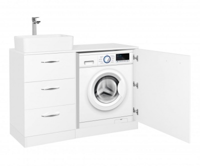 Тумба под раковину Style Line Берн Plus 120 ЛС-000010046 Белая