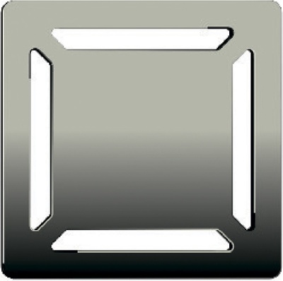 Душевой трап Berges Wasserhaus Platz Norma 150x150 090159 с решеткой Матовый хром