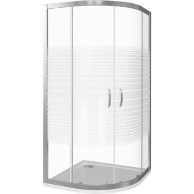 Душевой уголок Good Door Infinity R-90 90x90 профиль Хром стекло прозрачное
