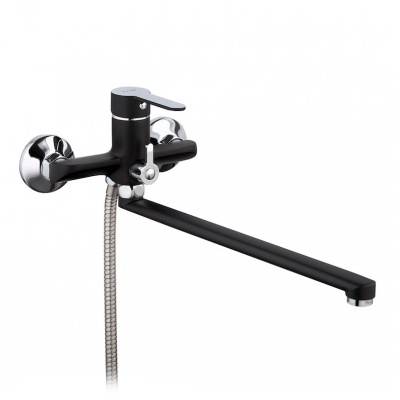 Смеситель для ванны Frap F224 универсальный Белый Хром