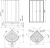 Душевой уголок Radomir 90x90 1-03-1-0-0-0020 с поддоном профиль Белый стекло прозрачное