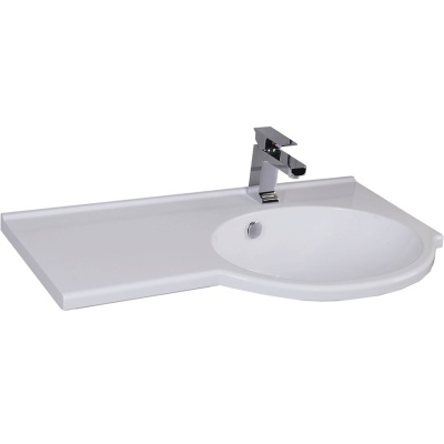 Комплект мебели для ванной Aquanet Лайн 90 R 167611 Белый