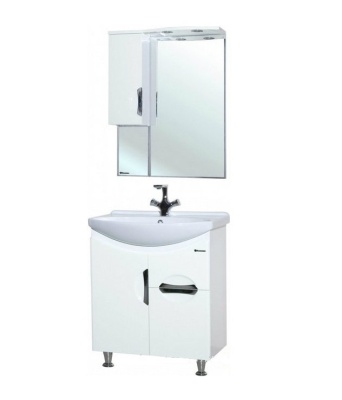 Тумба c раковиной Bellezza Лагуна 65 1 ящик Белая