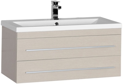 Тумба под раковину Aquanet Нота 90 171494 подвесная Дуб светлый