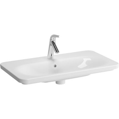 Тумба с раковиной Vitra Nest Trendy 80 56138 подвесная 1 ящик Натуральное дерево