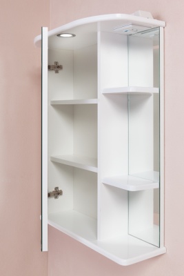 Зеркальный шкаф Onika Карина 60.02 Белый, левый