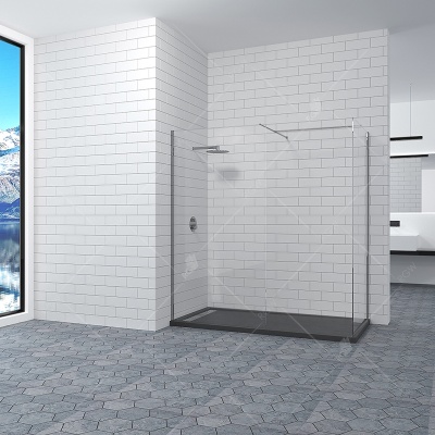 Душевая перегородка RGW Walk In WA-20 90x70 профиль Хром стекло прозрачное