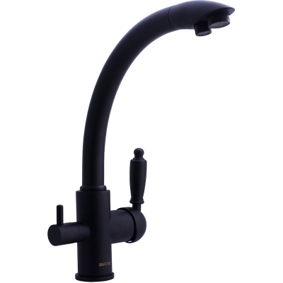 Смеситель для кухни Swedbe Selene Plus 8045 Черный сатин