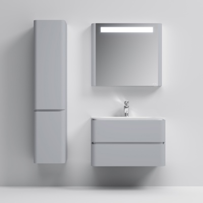 Тумба под раковину AM.PM Sensation 80 M30FHX0802FG подвесная Серый шелк