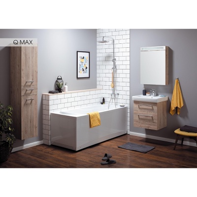 Тумба под раковину Dreja Q Max 55 77.0002D подвесная Дуб кантри