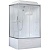 Душевая кабина Royal Bath BP 100х80 RB8100BP1-T-R стекло прозрачное задняя стенка Белая