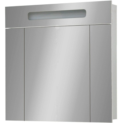 Зеркальный шкаф Cerutti SPA Ломбардия 70 zhlo с подсветкой Белый