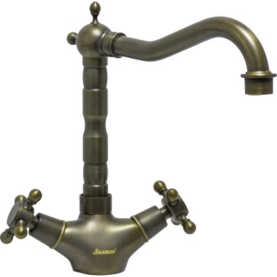 Смеситель для кухни Seaman Barcelone SSL-5079-Bronze Темная бронза