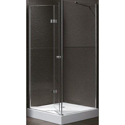 Душевой уголок Cezares Elena W-ASH-1 100x90 профиль Хром стекло прозрачное