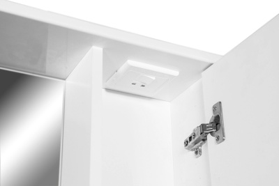 Зеркало со шкафом Orange Глория 60 с подсветкой Белое