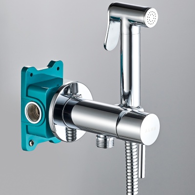 Гигиенический душ со смесителем ALMAes Benito AL-859-01 Хром