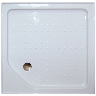 Душевой уголок Royal Bath HP 80х80 RB80HP-T с поддоном профиль Белый стекло прозрачное