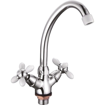 Смеситель для кухни Zerix LR85910H ZX0060 Хром Белый