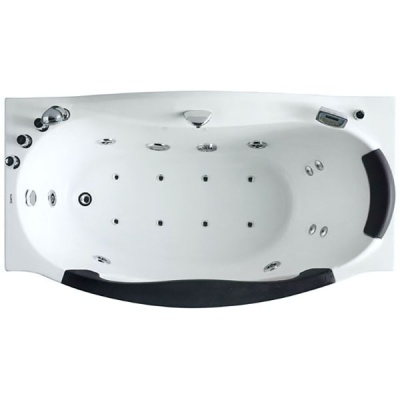 Акриловая ванна Gemy G9072 K 171х92 L с гидромассажем