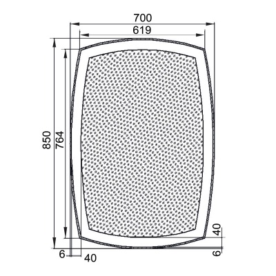 Зеркало Aquanet Тоскана 70 196664 с подсветкой с инфракрасным управлением