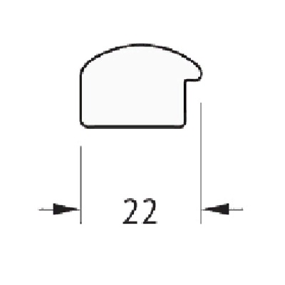 Зеркало Evoform Definite 58х58 Сосна