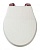 Крышка-сиденье для унитаза Impero ML.IMP-26.210.LB DO. Цвет Laccato Bianco, петли цвета золото.