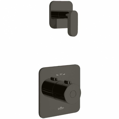 Смеситель для душа Webert Living LV971302560 с термостатом Черный матовый