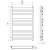 Водяной полотенцесушитель Laris Кватро П10 80х50 Хром