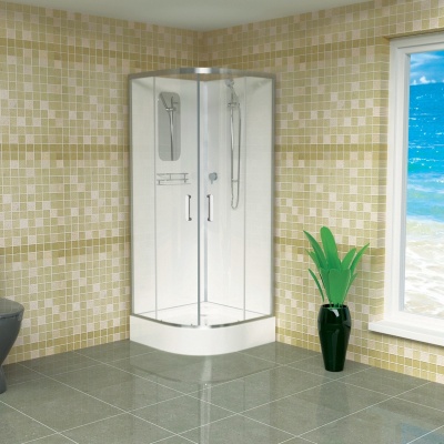 Душевая кабина RGW Andaman AN-052 90x90 профиль Хром стекло прозрачное