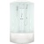 Душевая кабина Domani-Spa Elegance High 90x90 DS01E99HAM00 профиль Белый стекло матовое