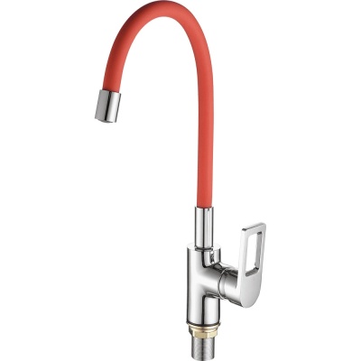 Смеситель для кухни Fashun A4253-B06 Красный Хром