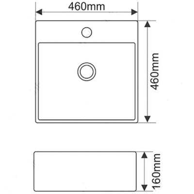 Раковина Melana 46 MLN-А064 Белая