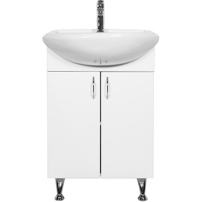 Тумба с раковиной Orange Кларис 57 Белая