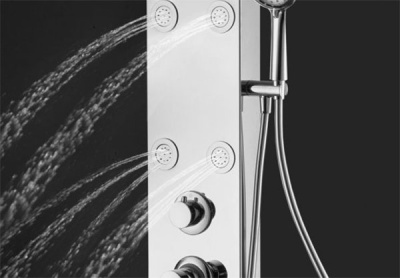 Душевая панель Aquanet Galaxy Shine 209997 Хром глянцевый