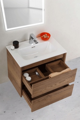 Тумба под раковину BelBagno KRAFT 39-600/390-2C-SO-RT подвесная Rovere Tabacco
