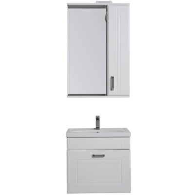 Комплект мебели для ванной Aquanet Рондо 60 195703 подвесной Белый