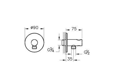 Душевая система Vitra Origin A49266EXP Хром