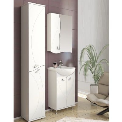 Зеркальный шкаф Vigo Faina 1-60 Белый