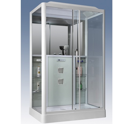 Душевая кабина Grossman GR-128 135x90 профиль Белый стекло прозрачное