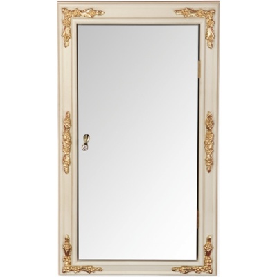 Зеркальный шкаф Migliore CDB 45 ML.COM-70.772 угловой R Слоновая кость с золотом