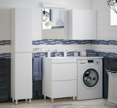 Шкаф пенал Corozo Альтаир 35 SD-00000503 Белый