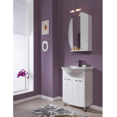 Комплект мебели для ванной Aquanet Моника 60 187565 Белый