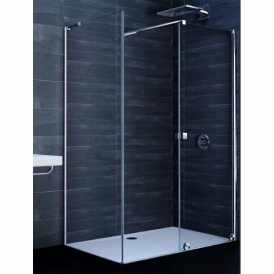 Дверь для душевого уголка Huppe Xtensa Pure 120 XT0103.069.321 Профиль хром, стекло прозрачное, левая