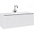 Тумба под раковину Aqwella Clarberg Elegance 120 EL0112 подвесная Белая