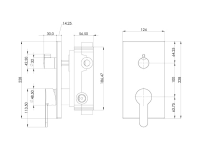 Душевая система Teska Simena AS3500 Хром